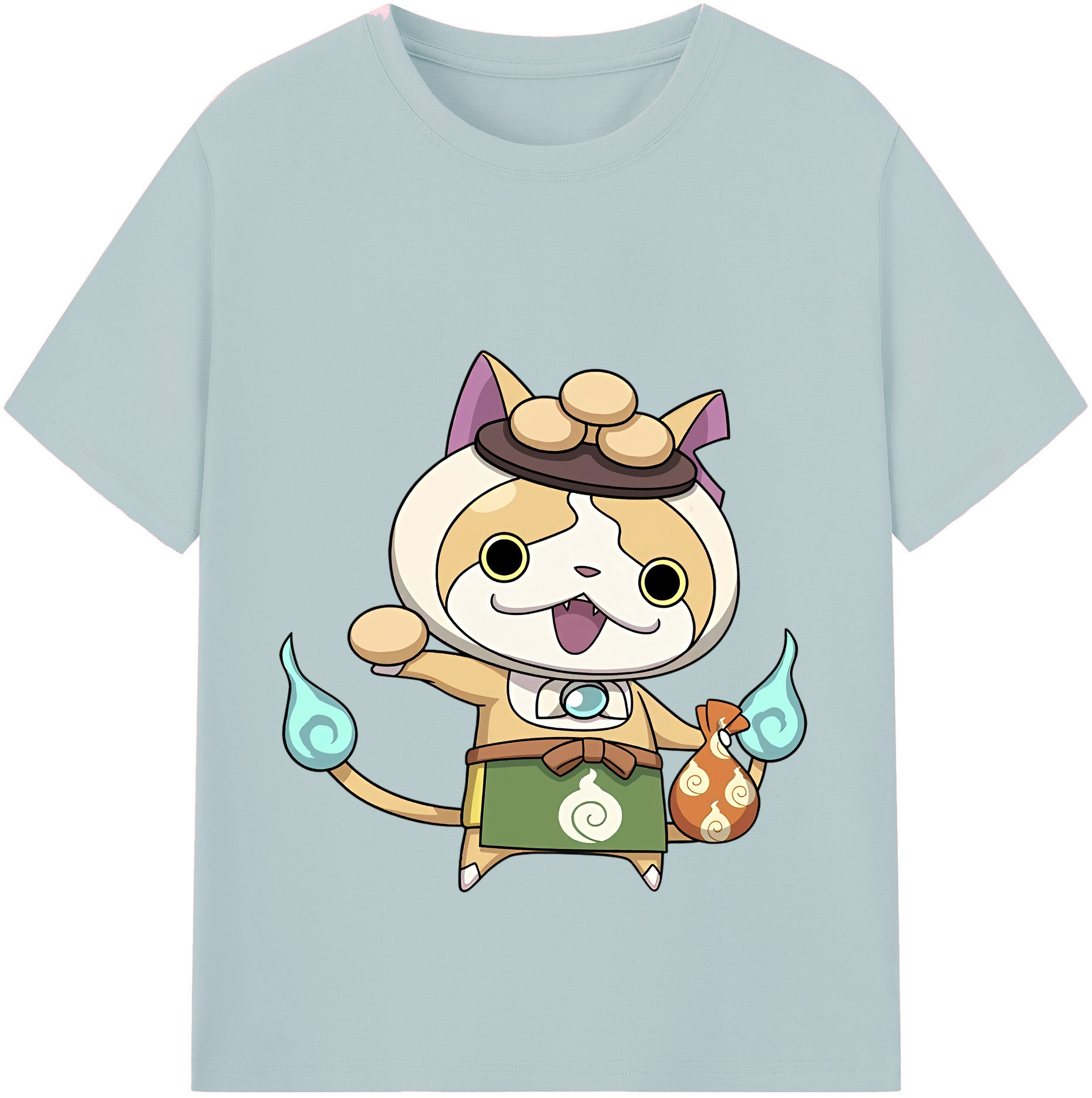 （画像用） 妖怪ウォッチ Yo-kai Watch 綿100％半袖Tシャツ（フロントプリント）